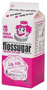Gold Medal 3202 Cotton Candy, Silly Nilly Flavor, 3.25 lb Carton, Pack of 6