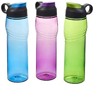 Arrow Plastic 76206 Sports Water Bottle, 26 oz Capacity, Pack of 6
