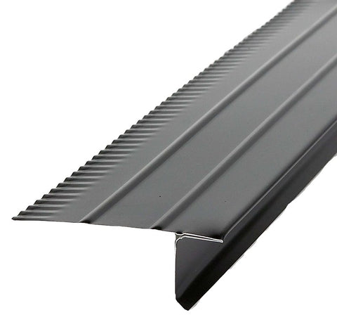 Amerimax 5509935120 Stand Eave Drip Edge, 4-1/2 in L, Aluminum, Black, Pack of 50
