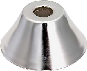 Plumb Pak PP93PC Bath Flange, 3-3/4 in OD, For: 3/8 in Pipes, Chrome