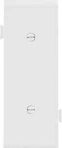 Eaton Cooper Wiring STC14W Wallplate, 1.9 in L, 4.84 in W, 0.23 in Thick, 1 -Gang, Polycarbonate, White