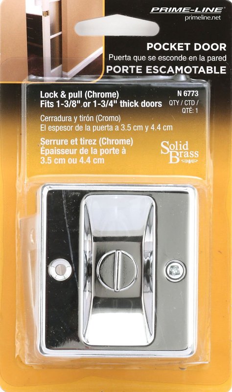 Prime-Line N 6773 Privacy, Brass, Chrome