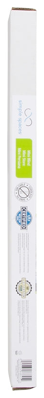 Simple Spaces PVCMB-0A Blind, 42 in L, 23 in W, Vinyl, White