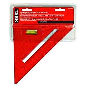 TASK T58000 Triangular Rafter Square, Polycarbonate – Shell Lumber and ...