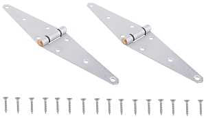 ProSource HSH-G06-C2PS Strap Hinge, 2.6 mm Thick Leaf, Steel, 180 Range of Motion
