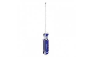 Task Elite Series T50403 Screwdriver, 3/16 in Drive, Slotted Drive, 6 in L Shank, Acetate Handle, Hard-Grip Handle