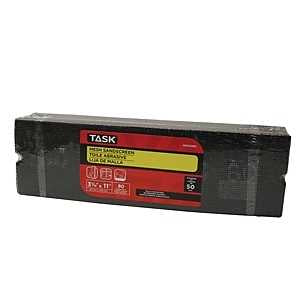 TASK MS63220 Drywall Sand Screen, 11 in L, 3-5/16 in W, 220 Grit, Very Fine, Silicone Carbide Abrasive, Pack of 50