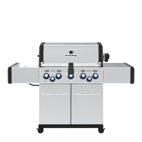 Broil King Regal S 590 Pro Series 958944 Gas Grill, 55,000 Btu, Liquid Propane, 5-Burner, Side Shelf Included: Yes