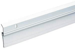 Frost King A82/36W Door Sweep, 36 in L, 2-3/8 in W, Aluminum Flange, Vinyl Insert