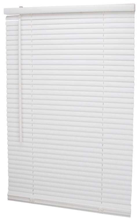 Simple Spaces PVCMB-2A Blind, 64 in L, 25 in W, Vinyl, White
