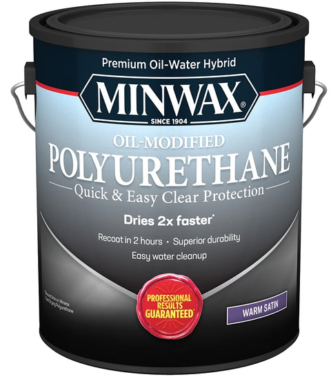 Minwax 710330000 Polyurethane, Liquid, Clear, 1 gal, Can, Pack of 2