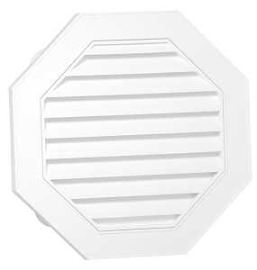 CANPLAS 626060-00 Gable Vent, 21-7/8 in L, 21-7/8 in W, Polypropylene, White