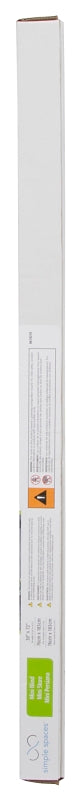 Simple Spaces PVCMB-17A Blind, 72 in L, 30 in W, Vinyl, White