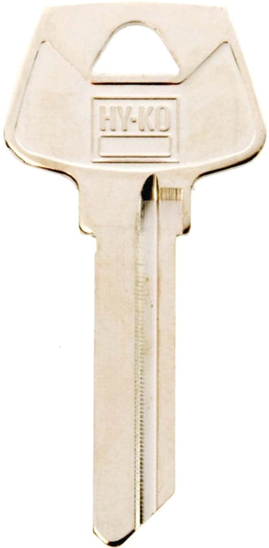 Hy-Ko 11010S23 Key Blank, Brass, Nickel, For: Sargent Cabinet, House Locks and Padlocks, Pack of 10