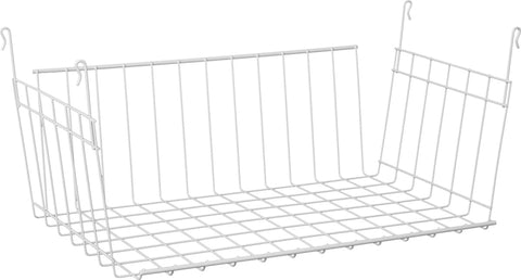 ClosetMaid 6222 Hang Basket, Steel, Epoxy Coated, Pack of 6