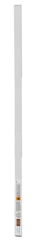 Simple Spaces FWMB-34 Cordless Mini Blind, 60 in L, 72 in W, Faux Wood, White, Pack of 2