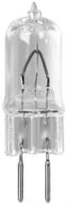 Feit Electric BPQ100T4/JCD/RP Halogen Bulb, 100 W, Candelabra GY6.35 Lamp Base, JCD T4 Lamp, 3000 K Color Temp, Pack of 12