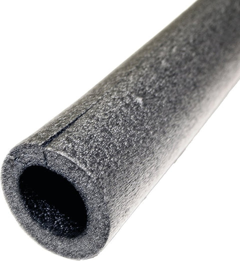 M-D 50154 Pipe Insulation, 6 ft L, Polyethylene, Black, 1 in Pipe