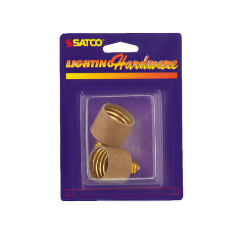 Satco Plastic Candelabra to Medium Base Socket Adapter 1 pk