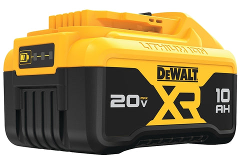 DEWALT DCB210 Rechargeable Battery Pack, 20 V Battery, 10 Ah, 1 hr Charging