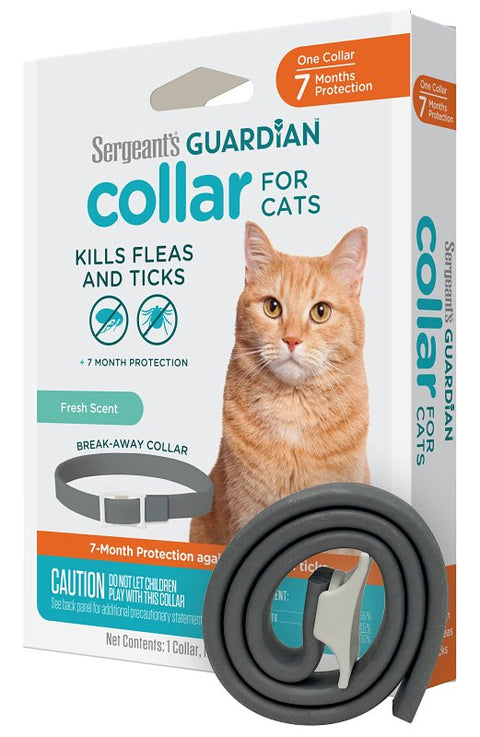 Sergeant's Guardian Pro Series 129 Flea and Tick Collar, >12 weeks, Lasts up to: 7 months