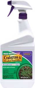 Weed Beater 065 Crabgrass and Broadleaf Weed Killer, Liquid, 1 qt Bottle
