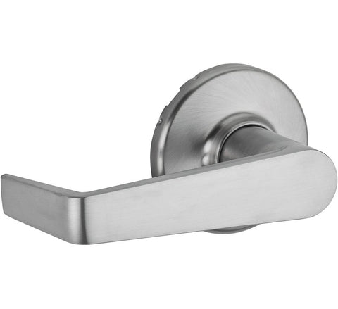 Kwikset Signature Series 788KNL 26D Half Inactive Dummy Lever, Pushbutton Lock, Satin Chrome, Zinc, Residential, 2 Grade