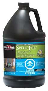 Black Jack Speed-Fill Series 6438-9-34 Elastic Crack Filler, Liquid, Black, Mild Hydrocarbon, 1 gal Jug