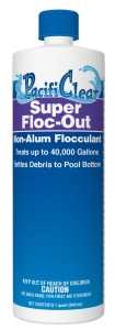 PacifiClear Super Floc Out F071001012PC Pool Chemical, 1 qt Bottle