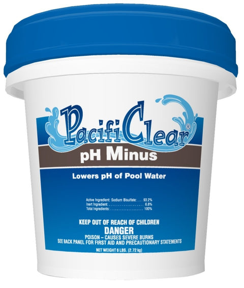 PacifiClear F084006048PC pH Minus Balancer, Granular, 6 lb Pail
