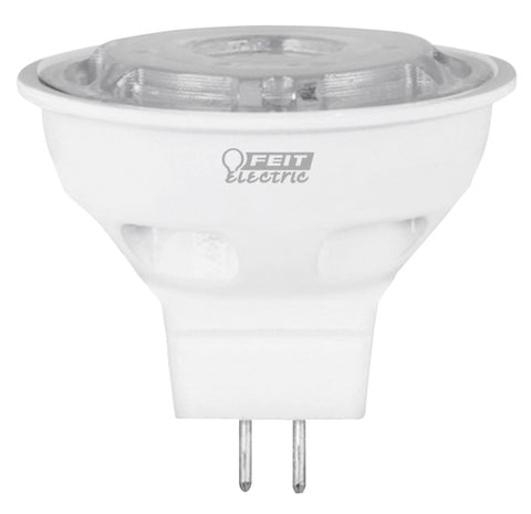 Feit Electric BPBAB/930CA/3 LED Lamp, 12 V, 200 Lumens, 2.6 W, MR16 Lamp, 20 W Equivalent, GU5.3 Lamp Base