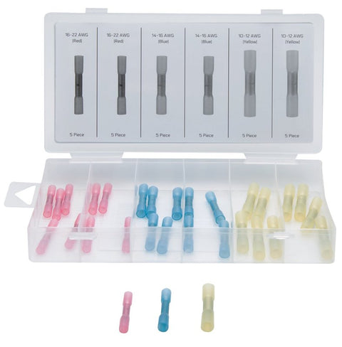 ProSource 045734683433 Butt Connector Assortment, Blue/Red/Yellow