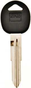 Hy-Ko 12005HY12 Automotive Key Blank, Brass/Plastic, Nickel, For: Hyundai Vehicle Locks, Pack of 5