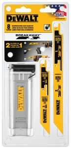 DEWALT BREAKAWAY Series DWABK48SETCS Reciprocating Saw Blade Set, 8-Piece, Bi-Metal
