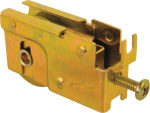 Prime-Line D 1526 Roller Assembly, 2-5/16 in L x 23/32 in W x 1-3/16 in H Dimensions, 1-1/4 in Dia Roller, Steel, K-Tab