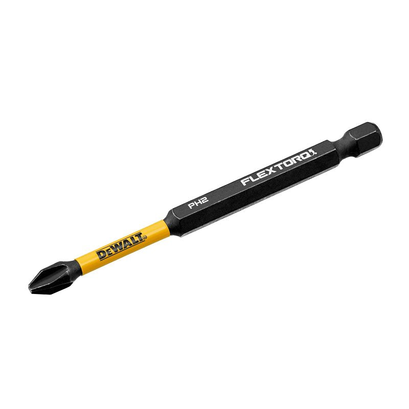 Phillips Shell DEWALT FLEXTORQ DWAF3PH2IR Impact Screwdriver Bit, #2 Drive, Phillips ...