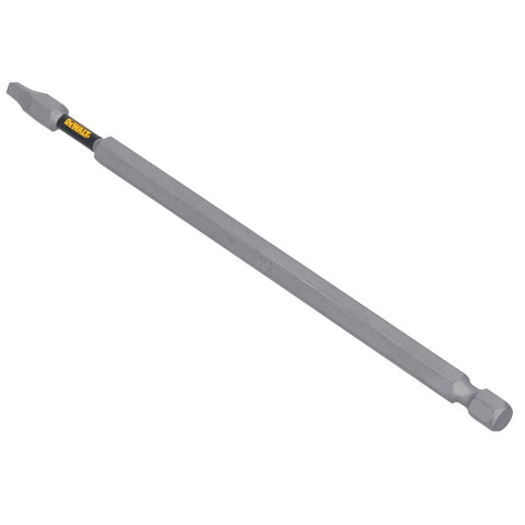 DEWALT TOUGHGRIP DWAF6SQ2TG1 Screwdriver Bit, #2 Drive, Square Drive, 1/4 in Shank, Hex Shank, 6 in L, Steel