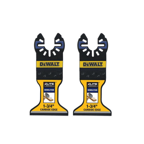 DEWALT ELITE Series DWA4253-2 Oscillating Demo Blade, 1-3/4 in, Carbide