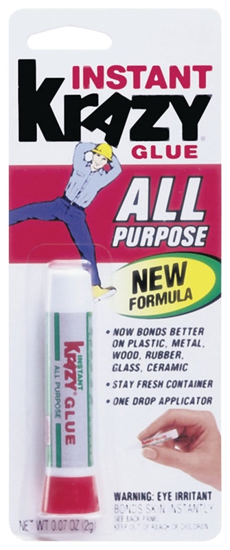 Krazy Glue KG58548R Super Glue, 2 gram Tube
