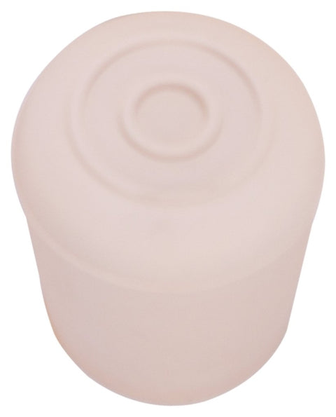 ProSource FE-50647-B Furniture Leg Tip, Round, Rubber, White, 1-1/4 in Dia, 1.7 in H, Pack of 48