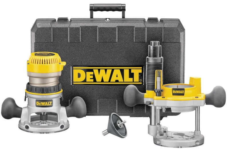 Shell 60476d Router DEWALT DW616PK Router Combination Kit, 11 A, 24,500 rpm Load Speed, 2 ...