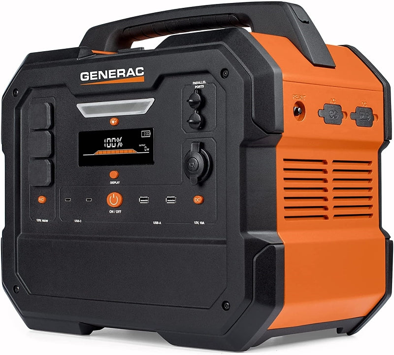 Generac GB2000 Series 8026 Power Station, 13.3 A, 120 VAC, 3200 W Outp ...