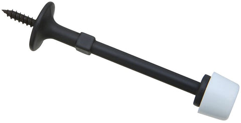 National Hardware 830103 Door Stop, Brown, 5 in W, 3 in Projection, Zinc, Oil-Rubbed Bronze