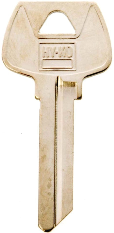 Hy-Ko 11010S22 Key Blank, Brass, Nickel, For: Sargent Cabinet, House Locks and Padlocks, Pack of 10