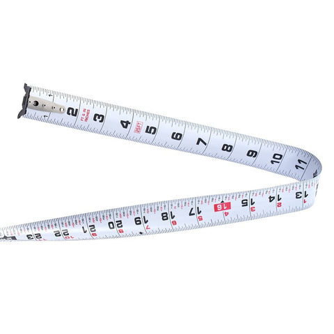 Spec Ops Elite Series SPEC-PTM25-F Fractional Tape Measure, 25 ft L Blade, 1-1/4 in W Blade, Steel Blade, ABS Case