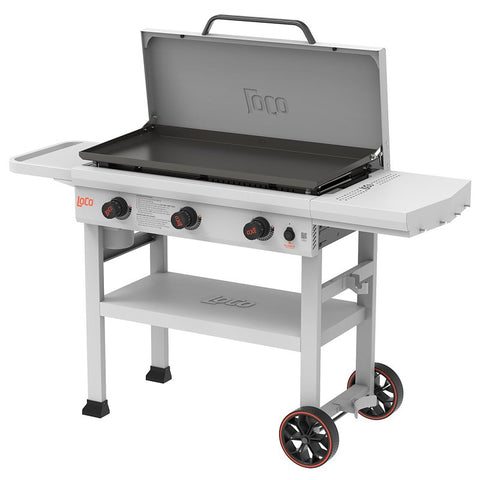 LoCo SmartTemp Series 2023050174 Classic Griddle, Liquid Propane, 3-Burner, 668 sq-in Primary Cooking Surface, Chalk