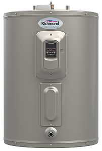 Richmond Essential Series 6ES50-DCG Short Electric Water Heater, 240 VAC, 4500 W, 50 gal Tank, 0.93 Energy Efficiency