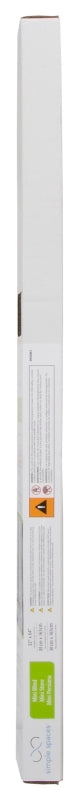 Simple Spaces PVCMB-7AA Blind, 64 in L, 32 in W, Vinyl, Alabaster