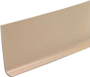 M-D 75259 Wall Base, 4 ft L, 4 in W, Vinyl, Beige