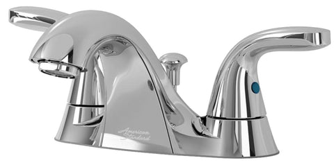 American Standard Cadet Suite 9091201.002 Series Centerset Bath Faucet, Low Arc Spout, Polished Chrome, 4-5/16 in, Metal